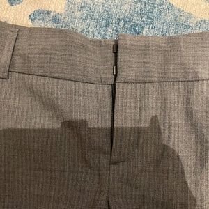 Gray Formal Pants (Subtle stripes) - Banana Republic 0 Petite
